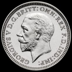 1927 George V Silver Proof Threepence Obverse