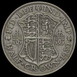 1930 George V Silver Half Crown Reverse