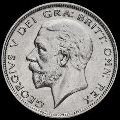 1931 George V Silver Half Crown Obverse