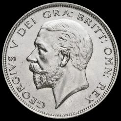 1933 George V Silver Half Crown Obverse