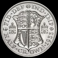 1933 George V Silver Half Crown Reverse