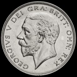 1935 George V Silver Half Crown Obverse