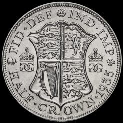 1935 George V Silver Half Crown Reverse