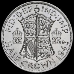 1943 George VI Silver Half Crown Reverse