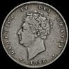 1826 George IV Milled Silver Shilling Obverse