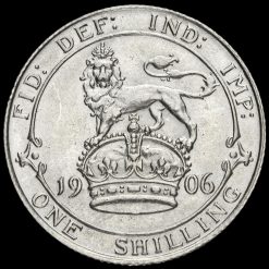 1906 Edward VII Silver Shilling Reverse