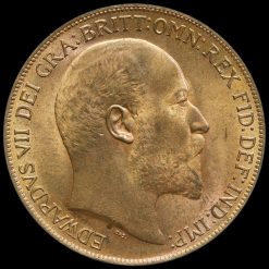 1908 Edward VII Penny Obverse