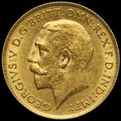 1912 George V Gold Half Sovereign Obverse
