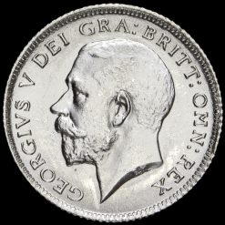 1924 George V Silver Sixpence Obverse