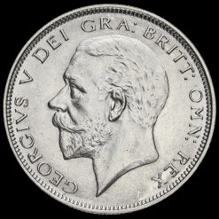 1927 George V Silver Half Crown Obverse