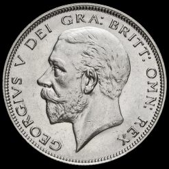 1933 George V Silver Half Crown Obverse