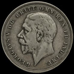 1935 King George V Rocking Horse Silver Jubilee Crown Obverse