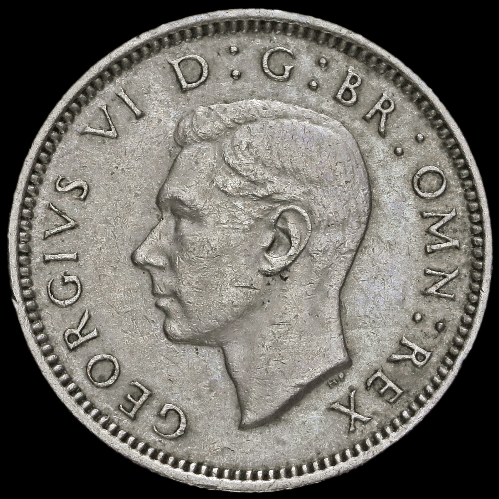 1952 VI Sixpence, Rare, GVF 1952 VI Sixpence, Rare, GVF