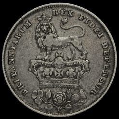 1826 George IV Milled Silver Shilling Reverse