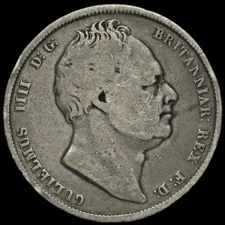 1836 William IV Milled Silver Half Crown Obverse