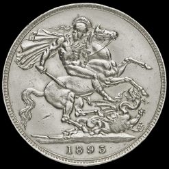 1893 Queen Victoria Veiled Head LVII Crown Reverse