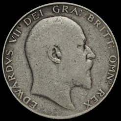 1902 Edward VII Silver Half Crown Obverse