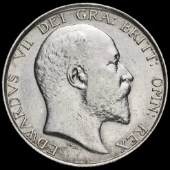 1902 Edward VII Silver Shilling Obverse