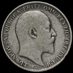 1905 Edward VII Silver Sixpence Obverse