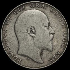 1907 Edward VII Silver Half Crown Obverse