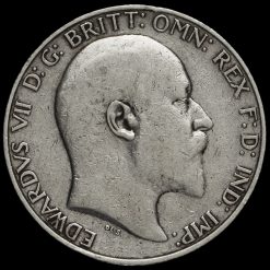 1908 Edward VII Silver Florin Obverse
