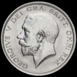 1915 George V Silver Half Crown Obverse