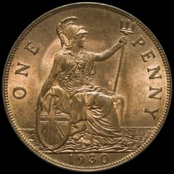 1930 George V Penny Reverse