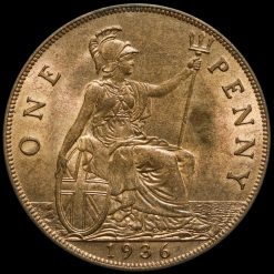 1936 George V Penny Reverse