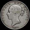 1846 Queen Victoria Young Head Silver Half Crown Obverse