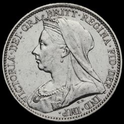 1899 Queen Victoria Veiled Head Silver Maundy Fourpence Obverse