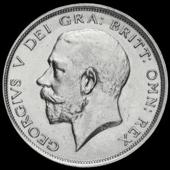 1915 George V Silver Half Crown Obverse