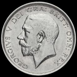1916 George V Silver Half Crown Obverse