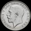 1923 George V Silver Half Crown Obverse