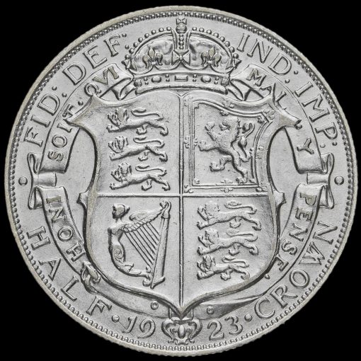 1923 George V Silver Half Crown Reverse