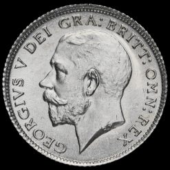 1924 George V Silver Sixpence Obverse