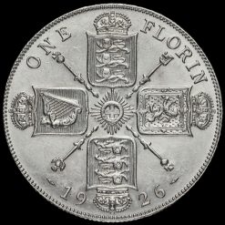 1926 George V Silver Florin Reverse
