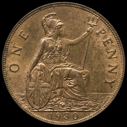 1930 George V Penny Reverse