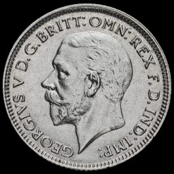 1930 George V Silver Sixpence Obverse