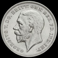 1935 King George V Rocking Horse Silver Jubilee Crown Obverse
