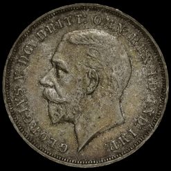 1935 King George V Rocking Horse Silver Jubilee Crown Obverse