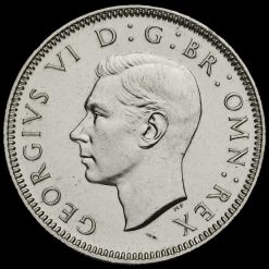 1950 George VI Proof English Shilling Obverse