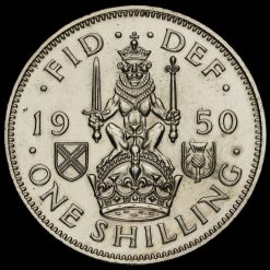 1950 George VI Proof Scottish Shilling Reverse