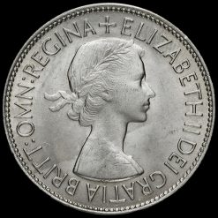 1953 Queen Elizabeth II Half Crown Obverse