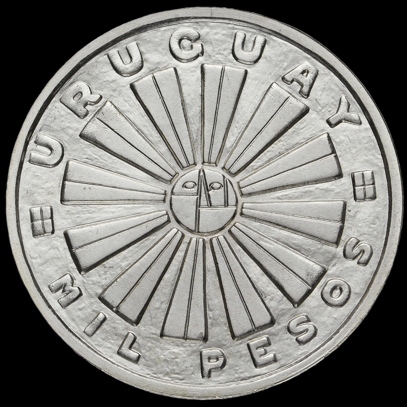 Uruguay 1969 Silver 1000 Pesos Coin