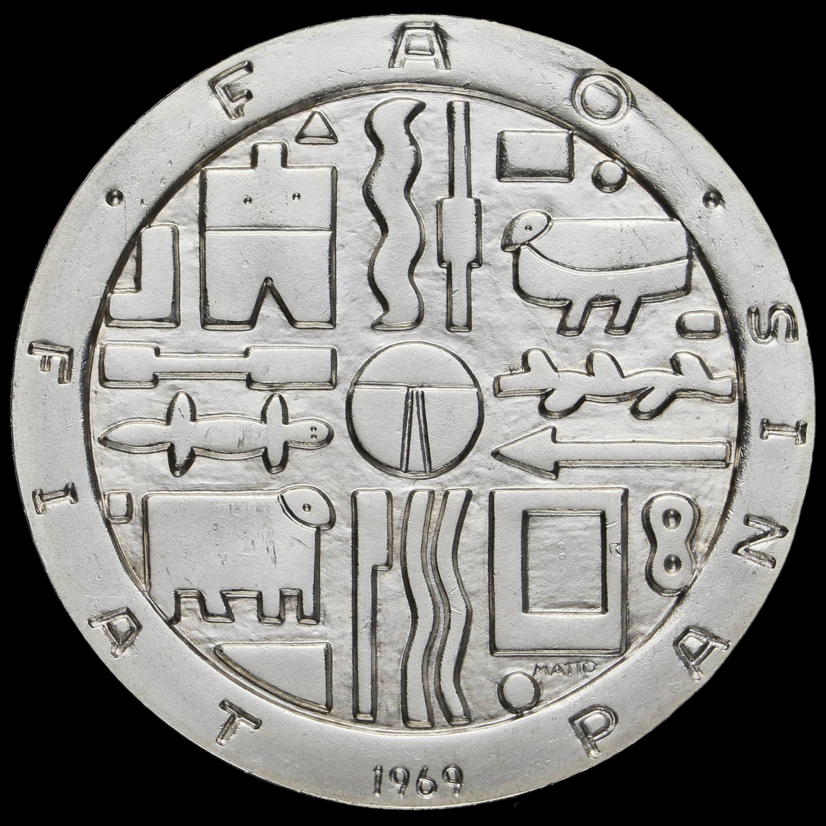 Uruguay 1969 Silver 1000 Pesos Coin