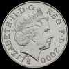 1990 Queen Elizabeth The Queen Mother 90th Birthday Crown £5 Coin Obverse