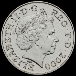 1990 Queen Elizabeth The Queen Mother 90th Birthday Crown £5 Coin Obverse