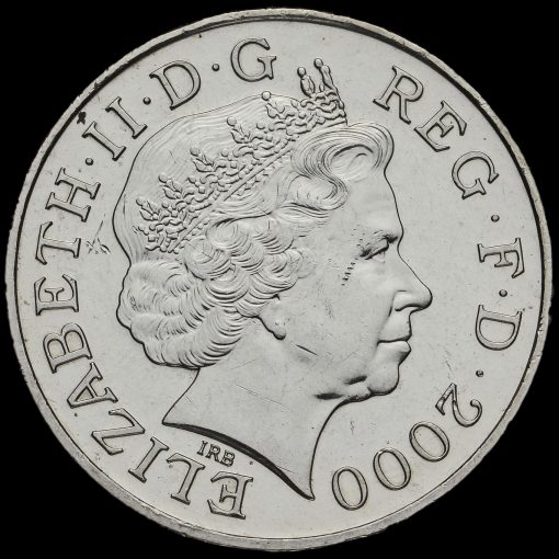 1990 Queen Elizabeth The Queen Mother 90th Birthday Crown £5 Coin Obverse