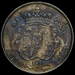 1820 George IV Milled Silver Half Crown Reverse