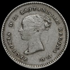 1838 Queen Victoria Young Head Silver Maundy Twopence Obverse